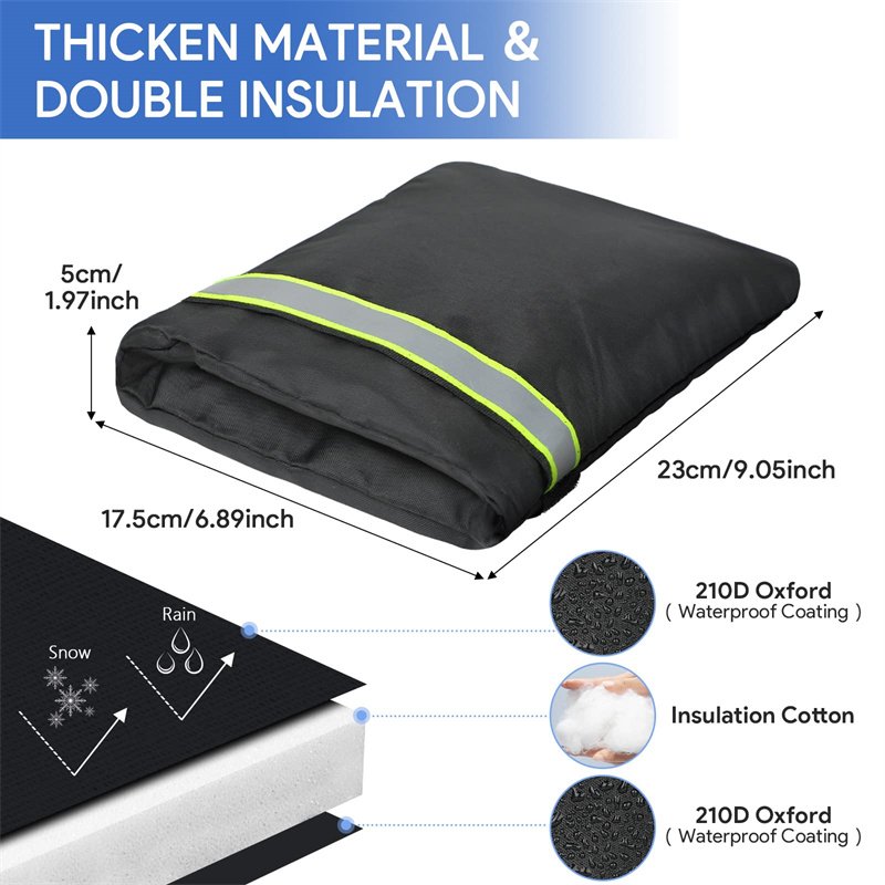 Thicker Garden Faucet Cover Reusable Waterproof Faucet Cover Socks Insulated Outdoor Faucet Covers for Winter Freeze Protection