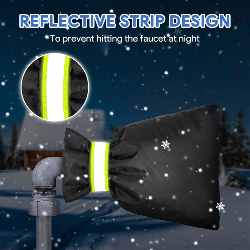 Thicker Garden Faucet Cover Reusable Waterproof Faucet Cover Socks Insulated Outdoor Faucet Covers for Winter Freeze Protection