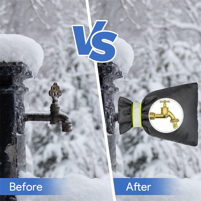 Thicker Garden Faucet Cover Reusable Waterproof Faucet Cover Socks Insulated Outdoor Faucet Covers for Winter Freeze Protection