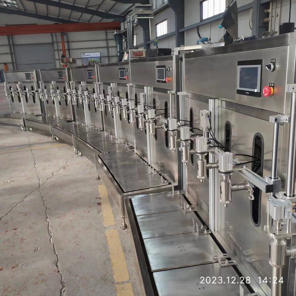 Dual Nozzle Semi-Automatic Juice Filling Machine Plastic Glass Water Antifreeze Lubricating Oil Weighing Filling Machine