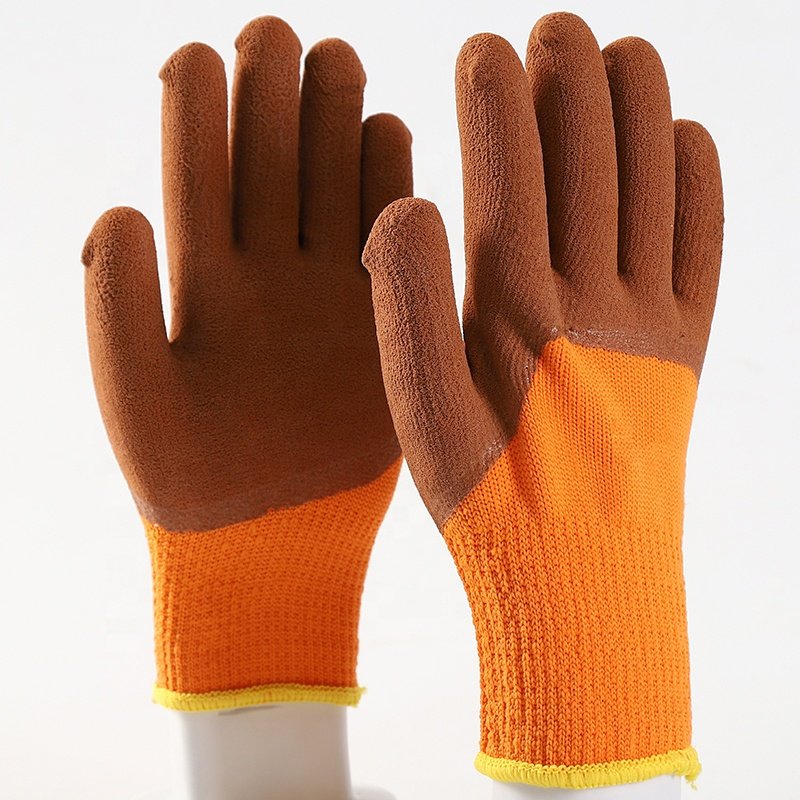 Foam Latex Coated Thermal Coldproof Winter Work Hand Gloves