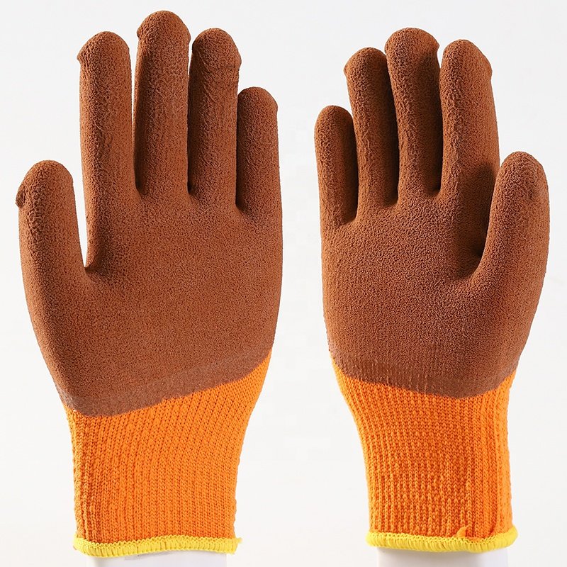 Foam Latex Coated Thermal Coldproof Winter Work Hand Gloves