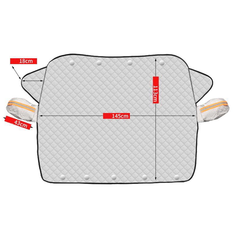 Car Snow Windshield Cover Front Windshield Antifreeze Cover Thickened Glass Cover Snow Shield