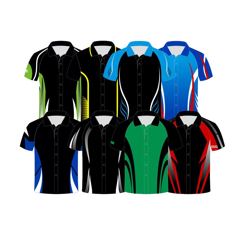 Custom Sublimation Quick Dry Motorcycle & Auto Racing Wear 100% Polyester Men's Pit Crew Racing Shirt