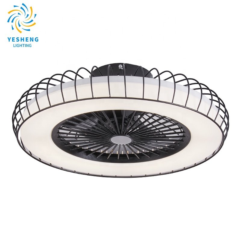 XD49 Modern Bedroom LED Ceiling Fan Light Remote Control Led Ceiling Fan Light