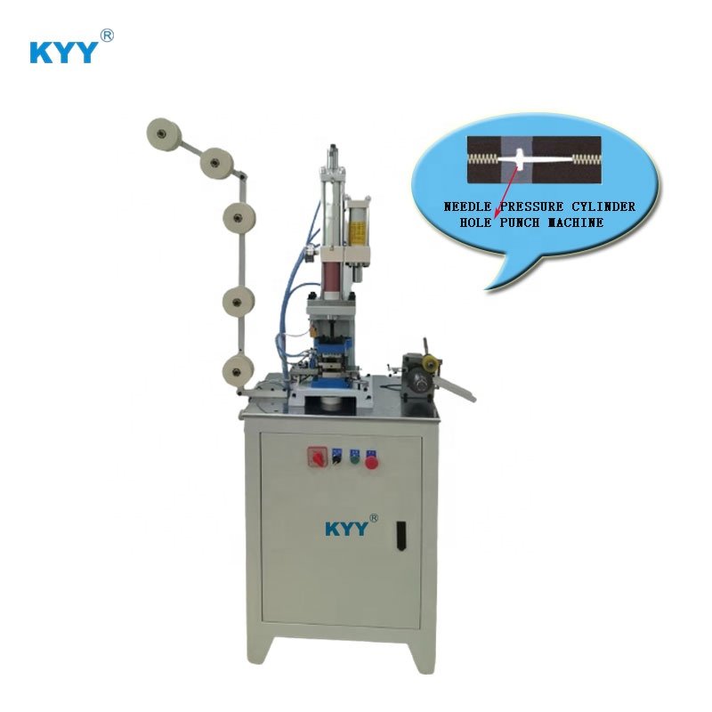 KYY Full-auto Plastic Nylon Zipper Hole Punch Machine,Zipper-Machine,Metal-Zippers-Making-Machine