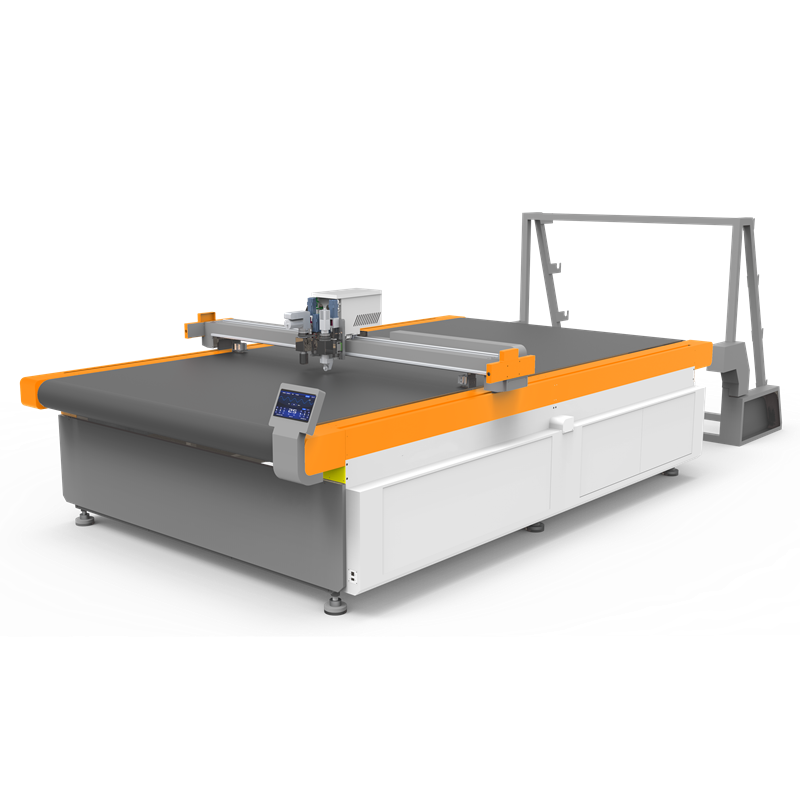 Jinan Round Cutting Machine for Fabrics With Auto Feeding Able