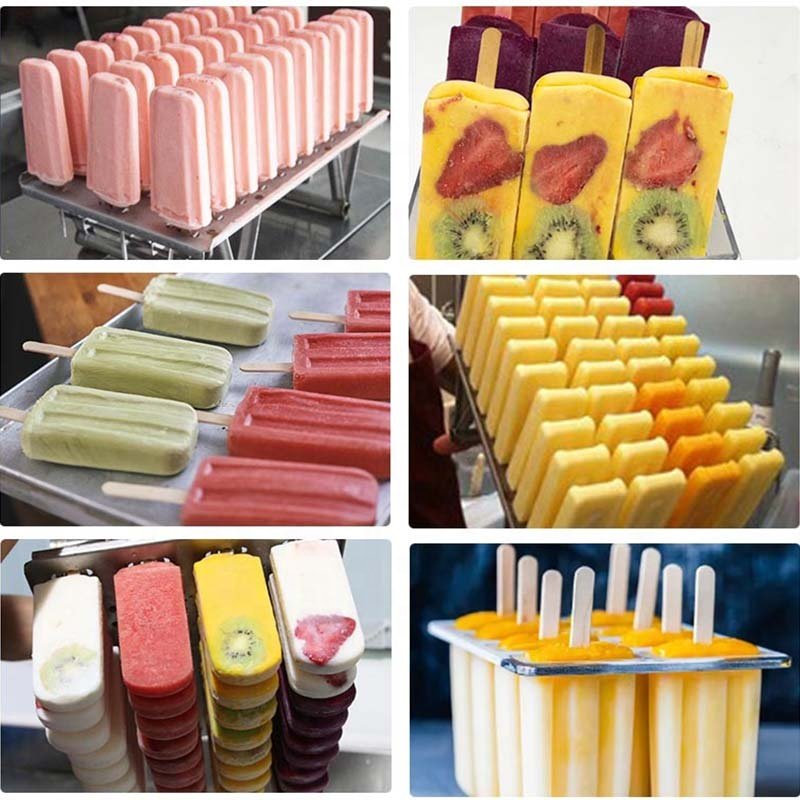 Maquina Para Fabricar Hacer Paletas De Helados Ice Loly Candy Vend Lolly Freeze Pop Maker Make Popsicle Machine