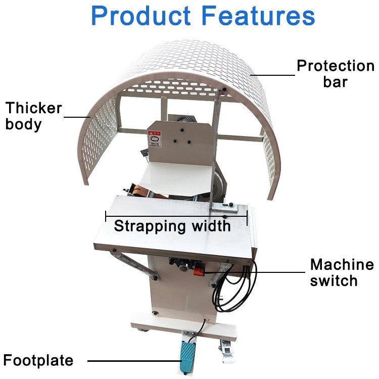 CE Certification Former Semi-Auto PE Belt Knot Tying Bundling Machine