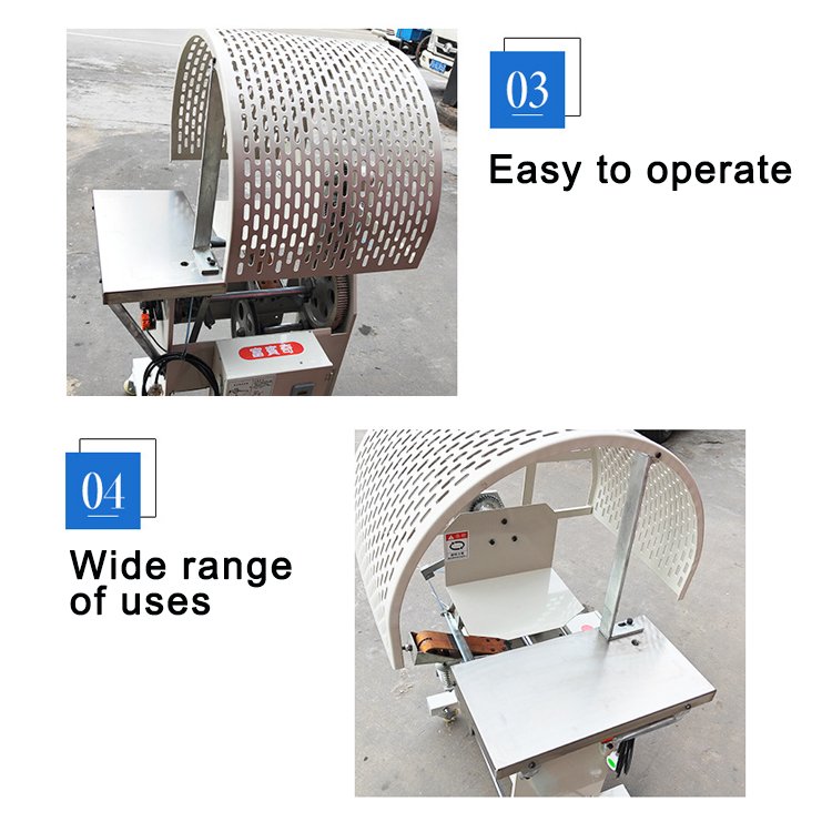 CE Certification Former Semi-Auto PE Belt Knot Tying Bundling Machine