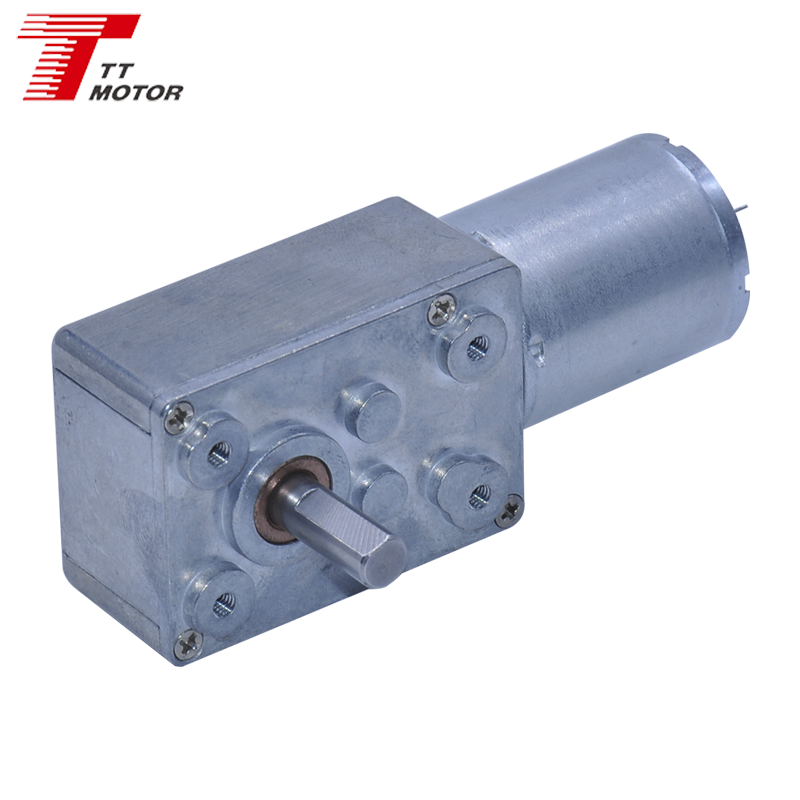 Good Price 12v 6V 3rpm-80rpm High Torque Dc Brush Motor 370 Small Electric Motor with Metal Worm Gearbox