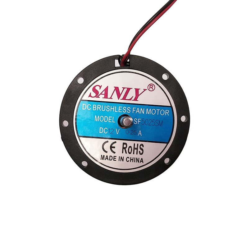 5025 High Speed Low Noise 12v 24v Motor Plastic Dc Brushless Motor for Air Conditioner 50x25mm