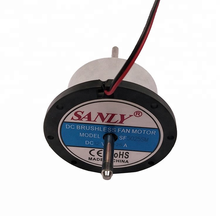 5025 High Speed Low Noise 12v 24v Motor Plastic Dc Brushless Motor for Air Conditioner 50x25mm
