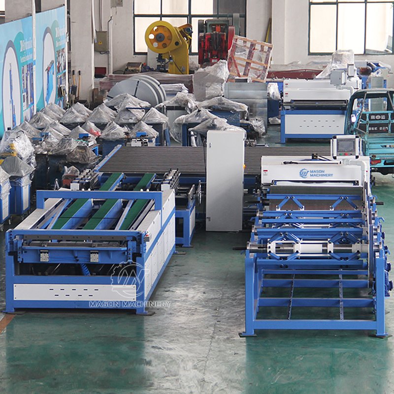 HVAC Duct Auto Manufacturing Line 5 square Duct Line 5 U Shape Auto Duct Line 5