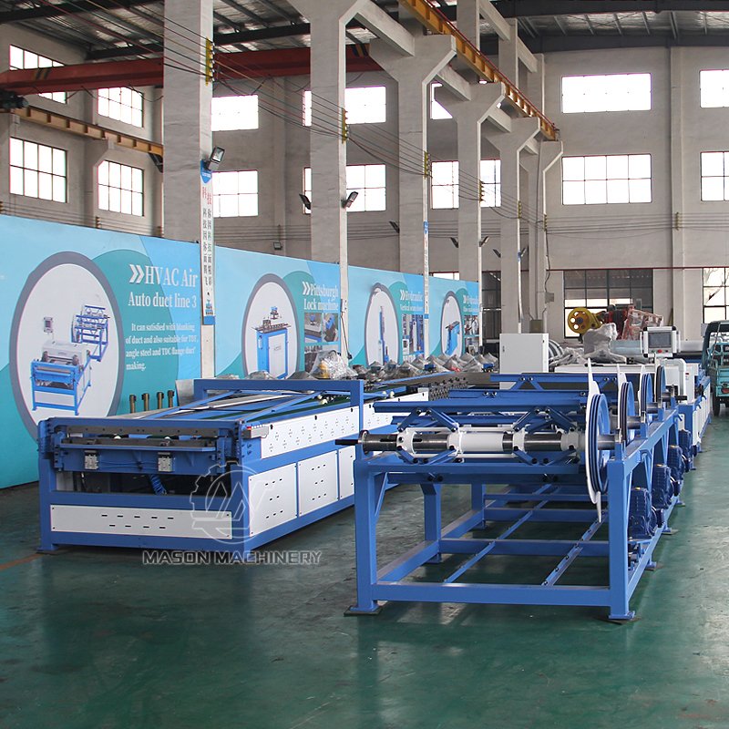 HVAC Duct Auto Manufacturing Line 5 square Duct Line 5 U Shape Auto Duct Line 5
