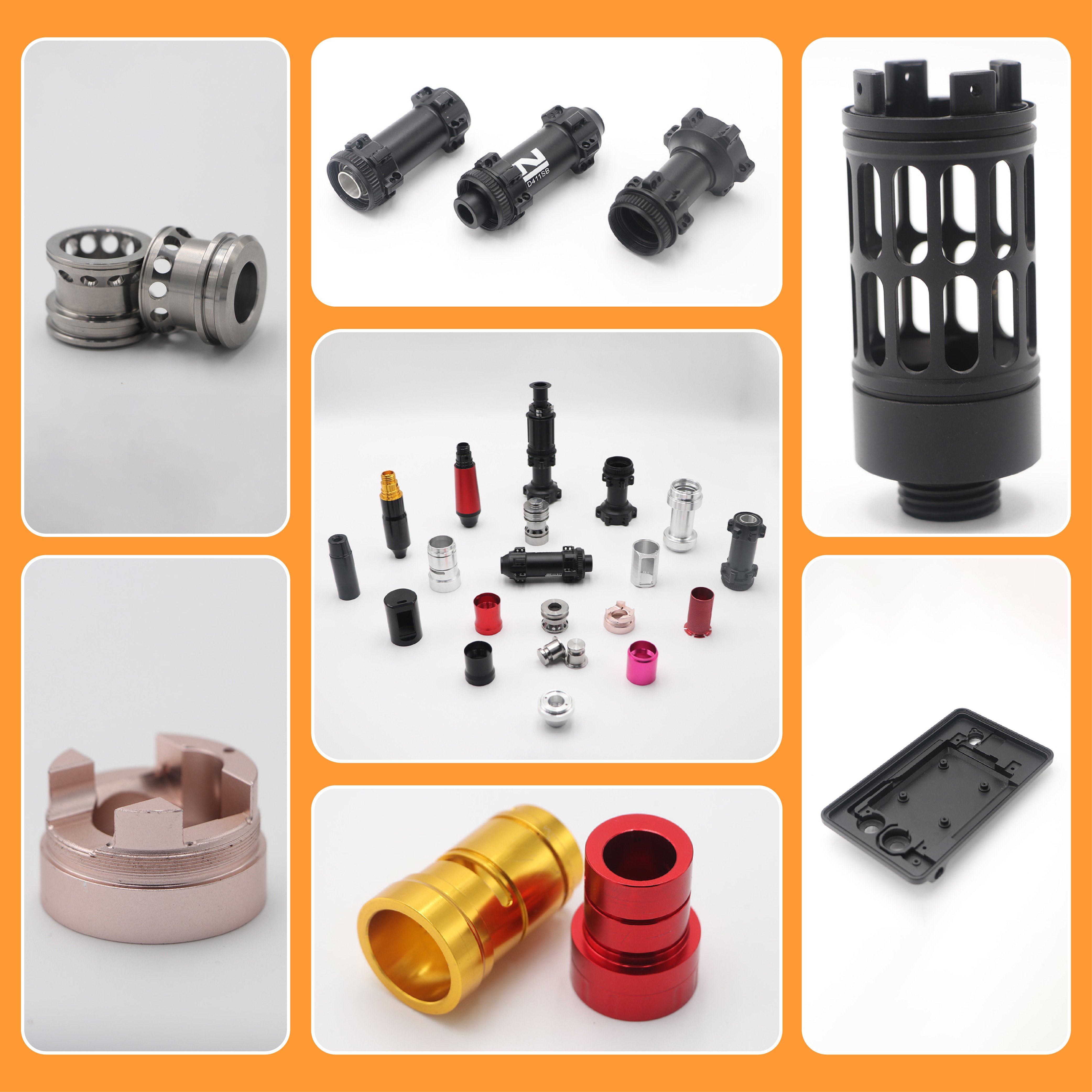 OEM CNC Machining Service for Custom Motor Auto Cycle Accessories Precision Stainless Steel Aluminum Parts Turned Lathe Wire EDM