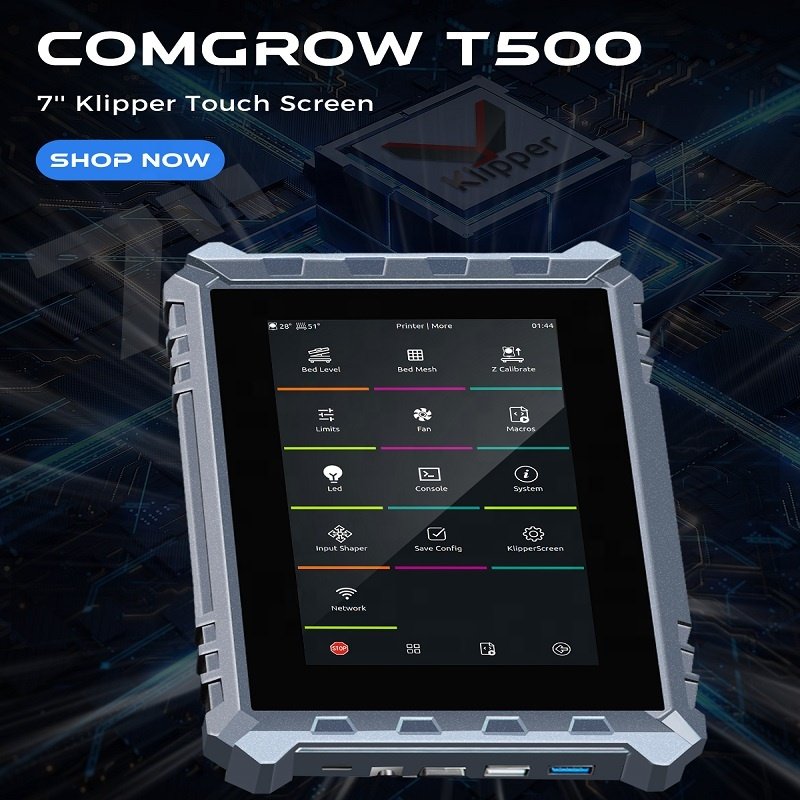 Super Huge 3D Printing Machine Comgrow T500 500*500*500mm Print Klipper 3D Printer Linear Rails for Consumer and Industrial Use