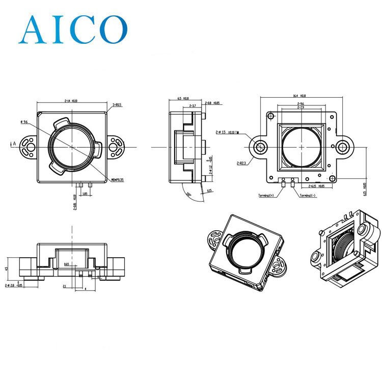 M8 M8x0.35 Mount Lenses Voice Coil VCM Actuator Autofocus VCA Inhaber Motor Holder for Auto-focus M8*0.35 Board Camera Lens