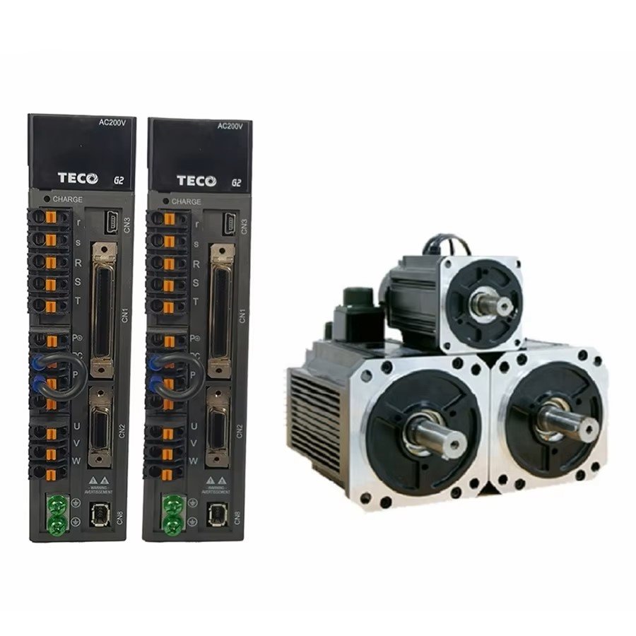 TECO Servo Motor Drive Teco Servo Encoder Cable JSMA-PBC02A7A-Y+JSDG2S-10A 0.2kw Servo Motor With Drive
