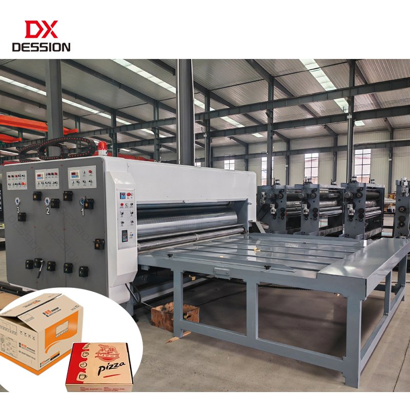 Corrugated Cardboard Semi-auto Flexo Graphic Printing Slotting Machine