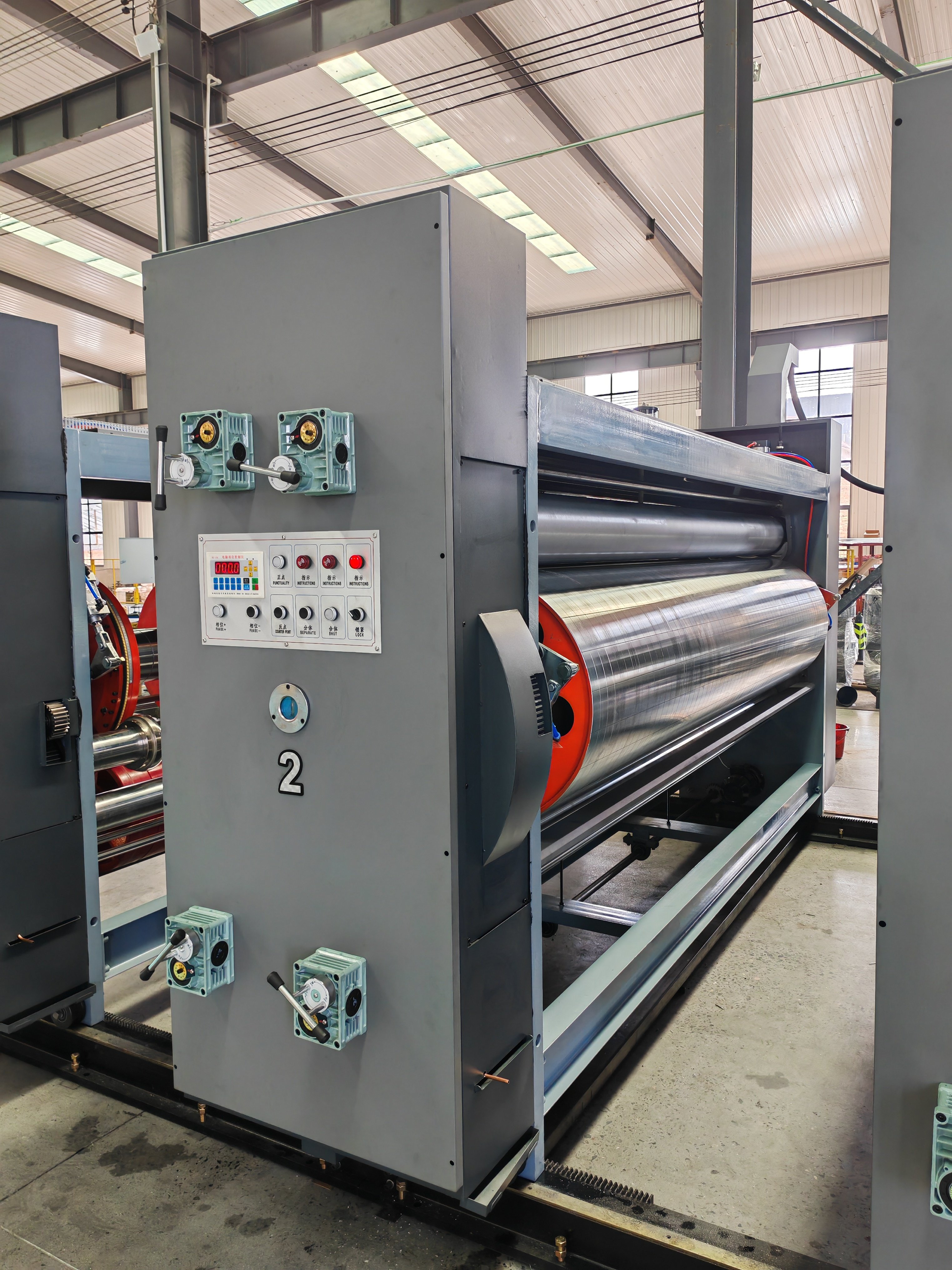 Corrugated Cardboard Semi-auto Flexo Graphic Printing Slotting Machine