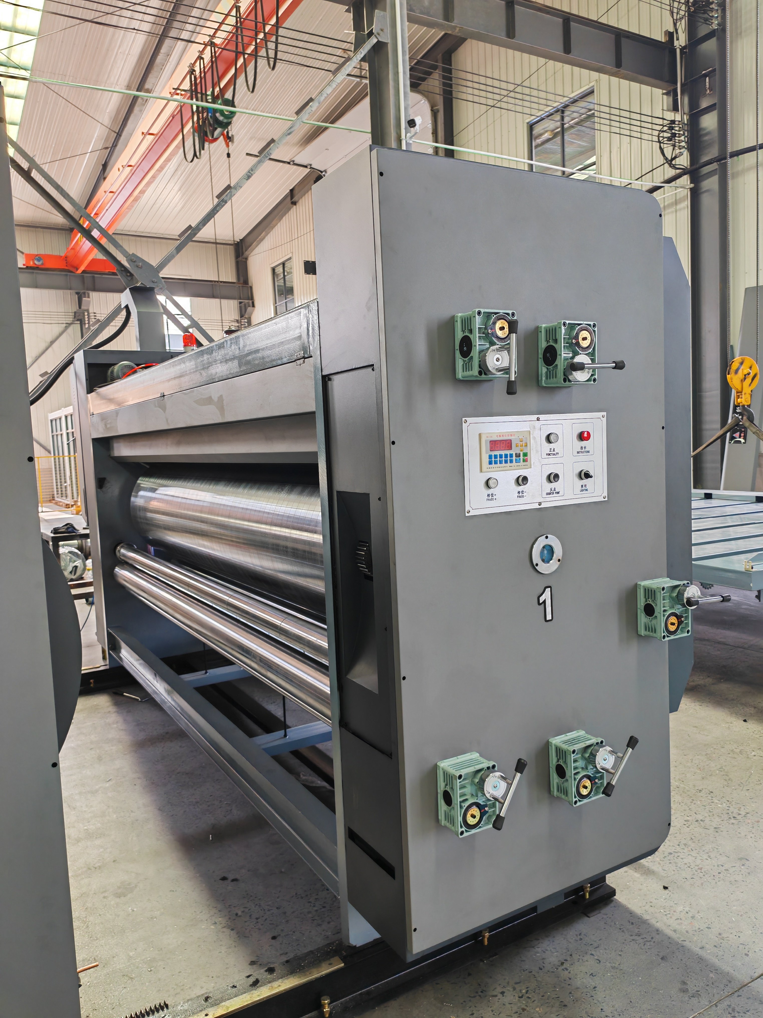 Corrugated Cardboard Semi-auto Flexo Graphic Printing Slotting Machine