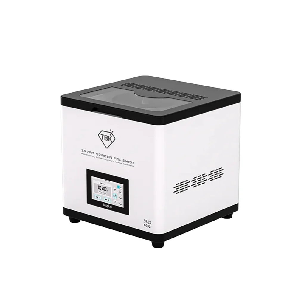 TBK938S Mini Screen Polishing Machine Screen Scratch Repair Phone LCD Screen Polishing Frequency Control Auto Grinding Machine