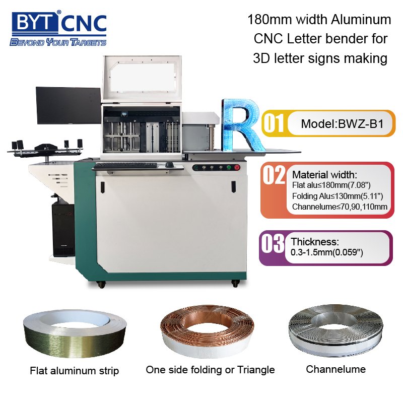 Making Singboard Led Logo Letters 3D Channel Letter Bending Machine for Advertising High-accuracy Channel Letter Bender