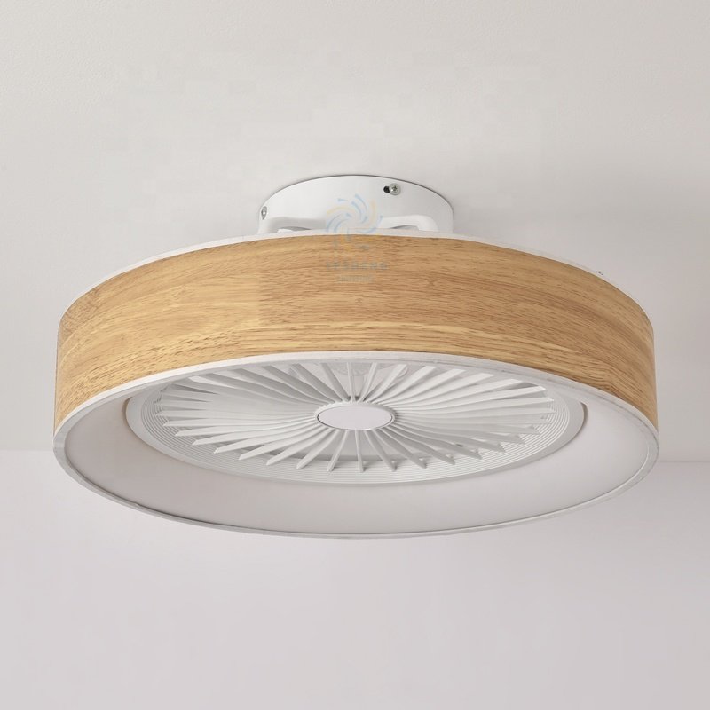 XD220 Remote-Controlled Ceiling Fan with Acrylic Lamps 5 Blades DC Motor App Control by Tuya Alexa and Google