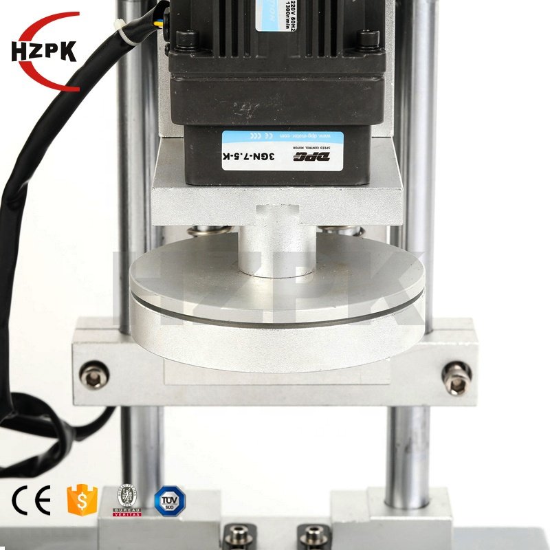 HZPK 53mm Metal Lug Caps Glass Jar Bottle Capping Machine Plastic Semi Automatic