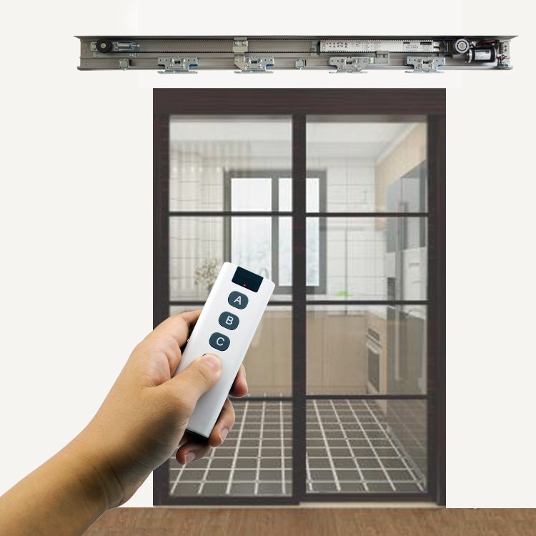 OREDY Automatic Glass Sliding Door Operator System Motor Unit Kit With Microwave Sensor for Shops Hospitals