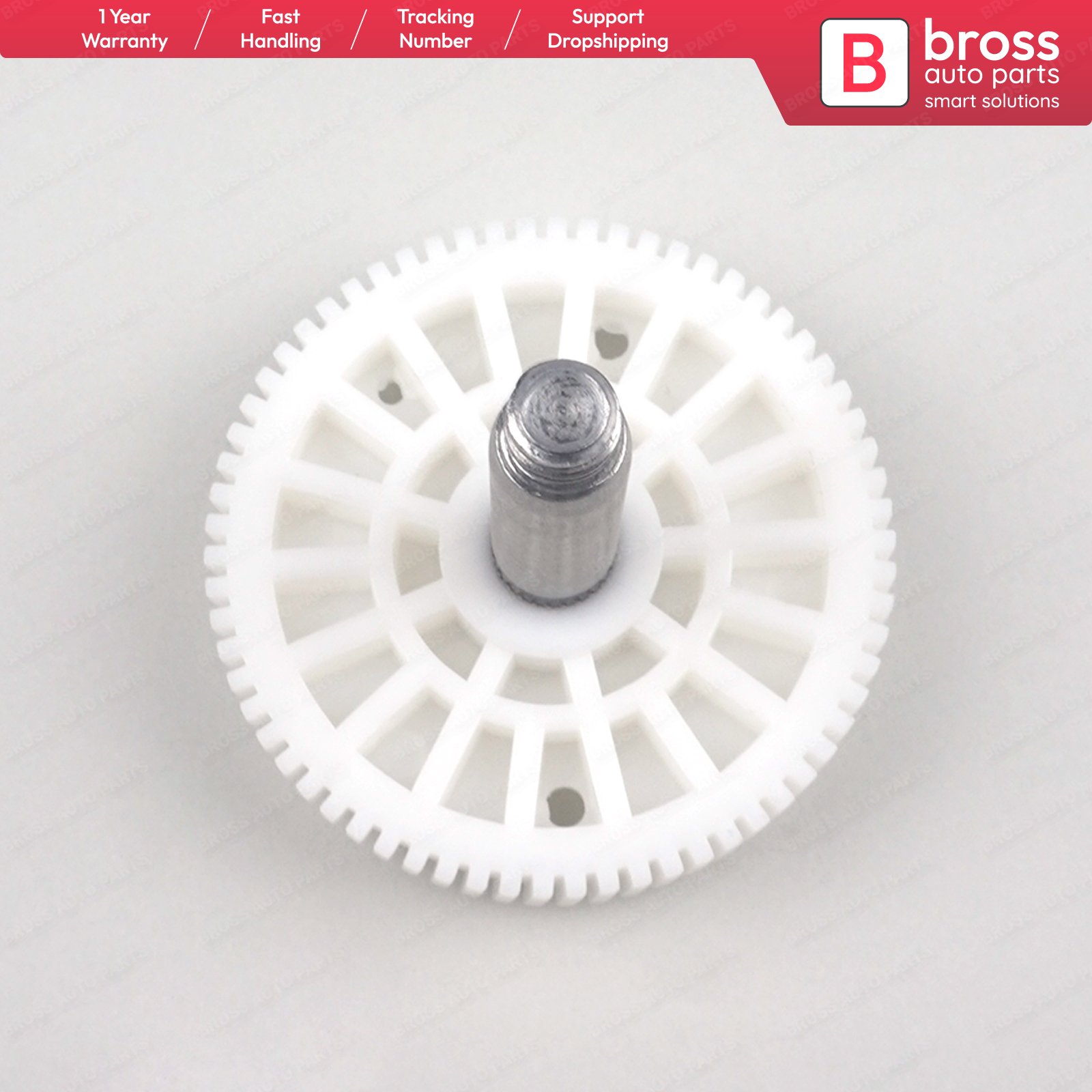 BGE641 Front Window Windscreen Wiper Motor Repair Gear 0390241538 for Opel Astra H 66-Teeth Made in Turkey