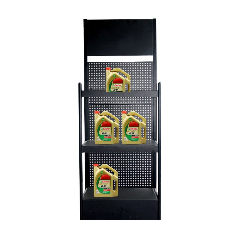 Auto Car Shop Custom castrol Motor Oil Rack Display Mobil One Engine Oil Display Rack Storage Stand Support Customization