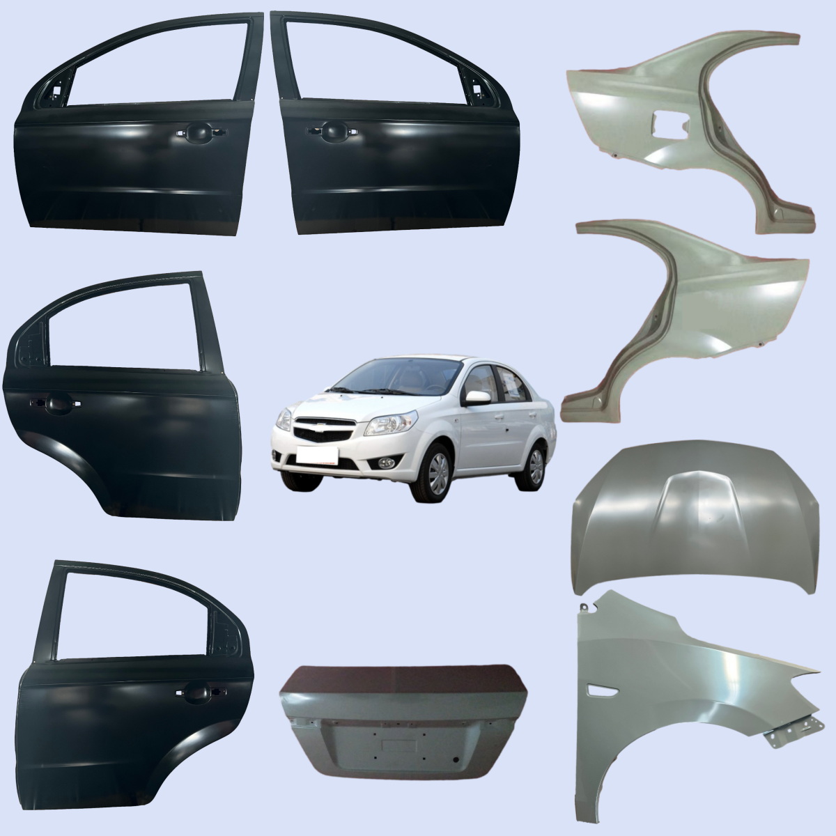 High Quality Customized Steel Parts Made In China Car Motor Automotive Trunk Lid custom For Chev-rolet Lova 2005