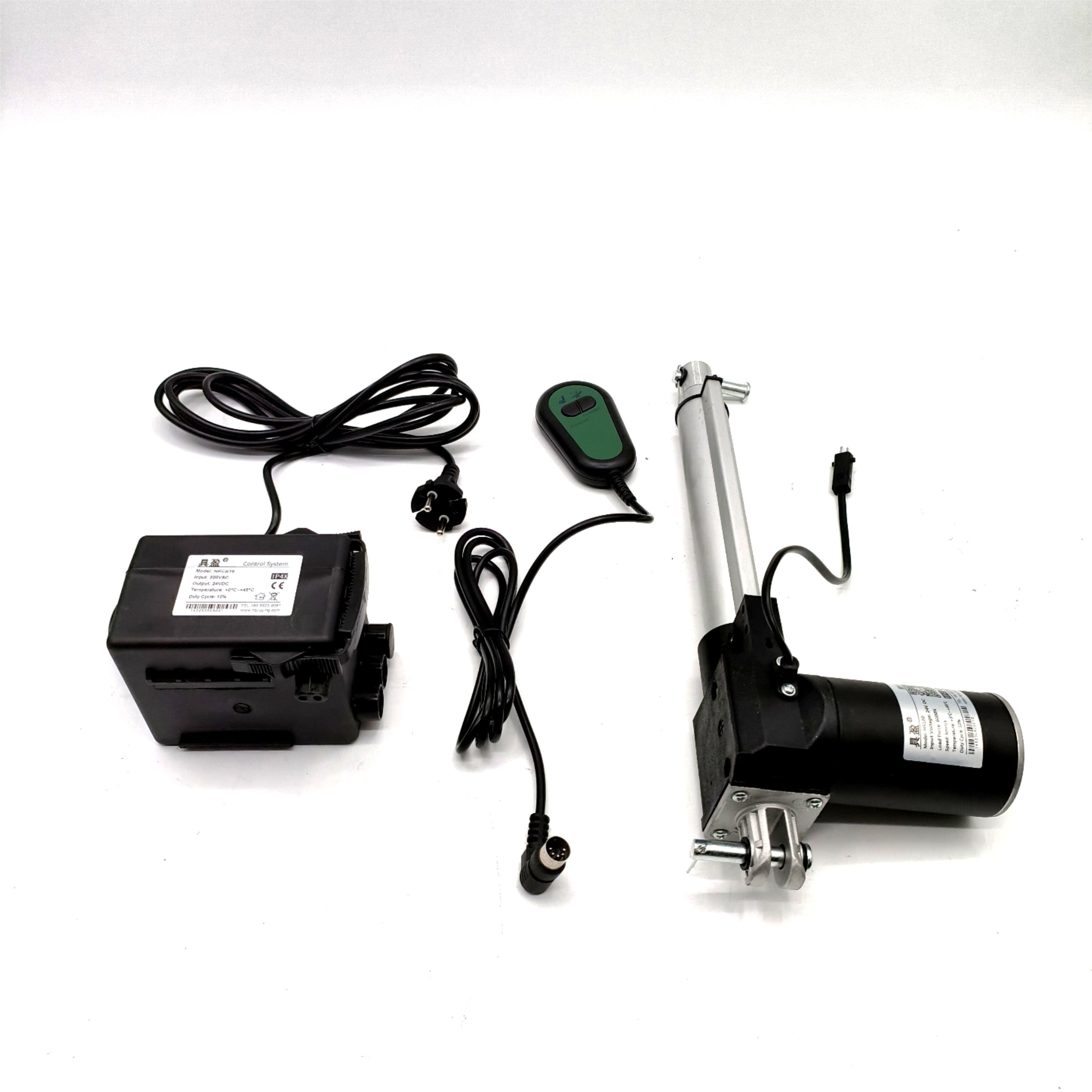 Heavy Duty D 6000N/1320lbs Linear Actuator DC 12V Electric Motor with 2''~20'' Stroke 20'' Mounting Bracket