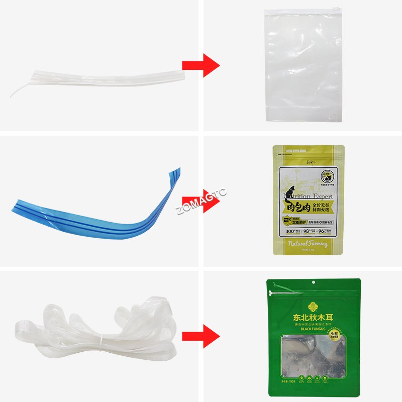 High Speed Plastic Zipper Making Machine Ziplock Line Bag Making Machine Zip Slef Closing LDPE PP Zipper Bag Extruder Machine