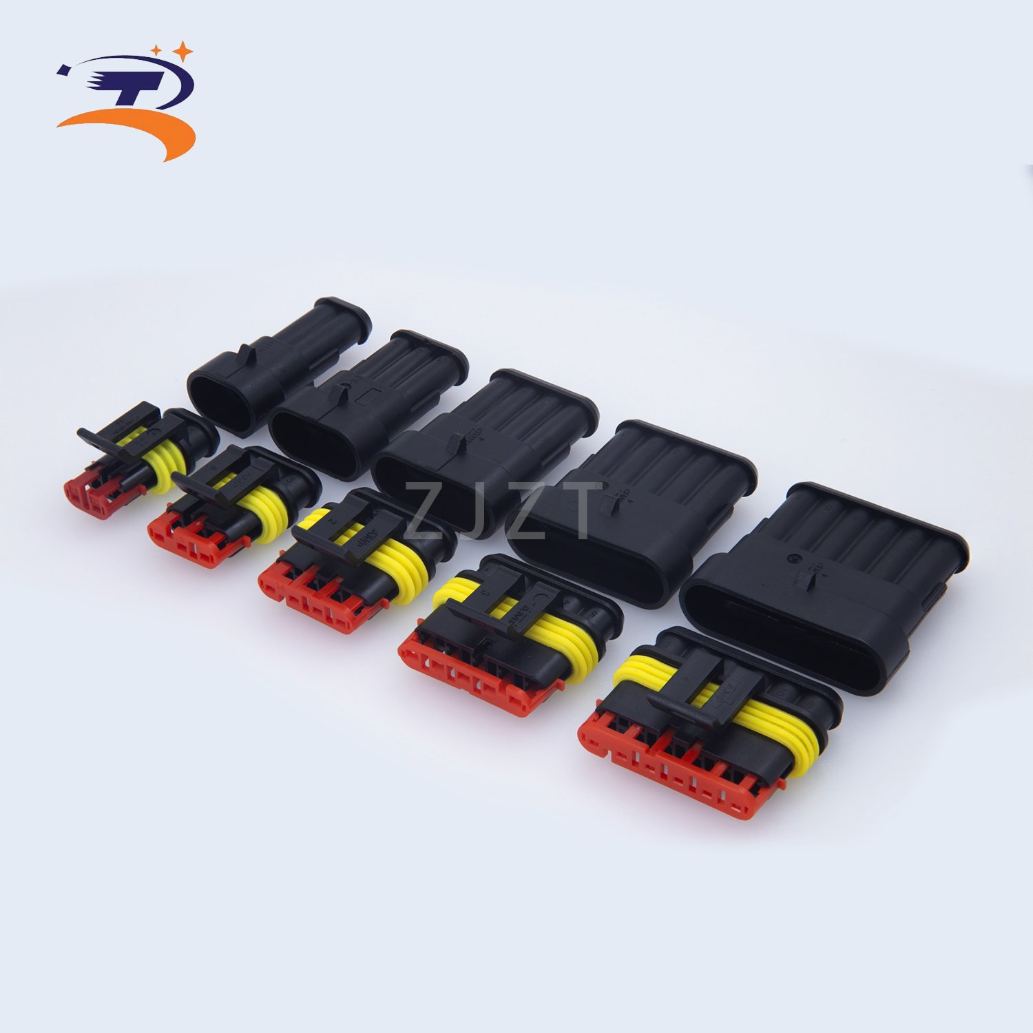 Factory Wholesale Connector AMP Superseal Series 282080-1 AMP Tyco 2-hole Waterproof Connectors for Auto Motor Accessories