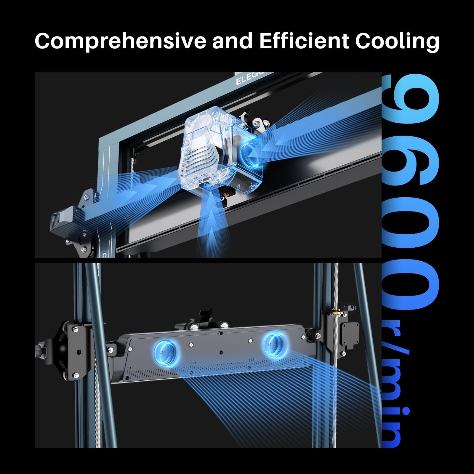 Wholesale Elegoo Neptune 4 Max 3D Printer 500mm/s High Speed FDM Printer with Printing Size up to 16.53x16.53x18.89 Inch