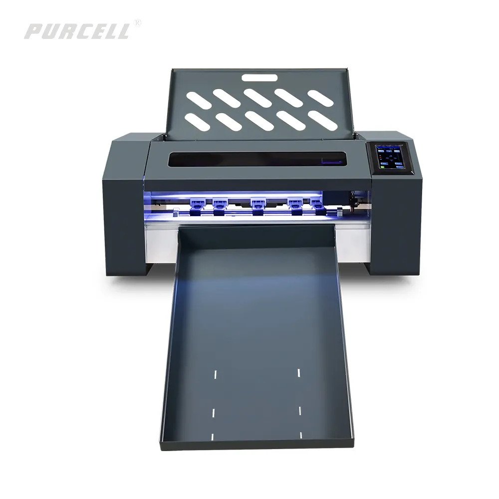 Purcell A3 A4 Auto Feeding Sheet Label Cutter Kiss Cut Half Cut Stepping Motor Adhesive Sticker Digital Die Cutting Machines