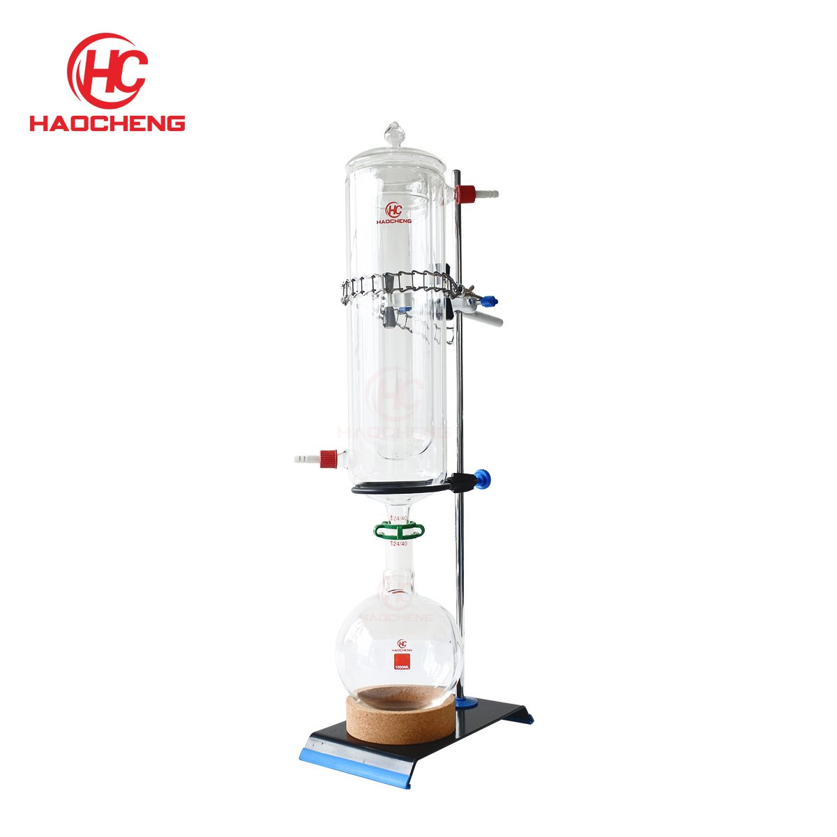High Quality 2L Vacuum Short Path Distillation Equipment With Magnetic Stirrer Heating Mantle and Cold Trap