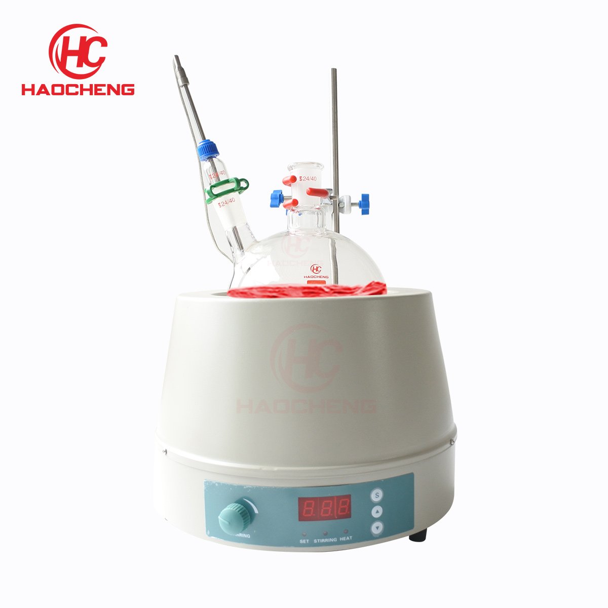 High Quality 2L Vacuum Short Path Distillation Equipment With Magnetic Stirrer Heating Mantle and Cold Trap
