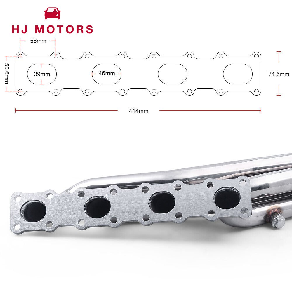 Turbo Exhaust Manifold Kit for Nissan Titan Armada Qx56 04-15 5.6l V8 Stainless Exhaust Manifold Headers
