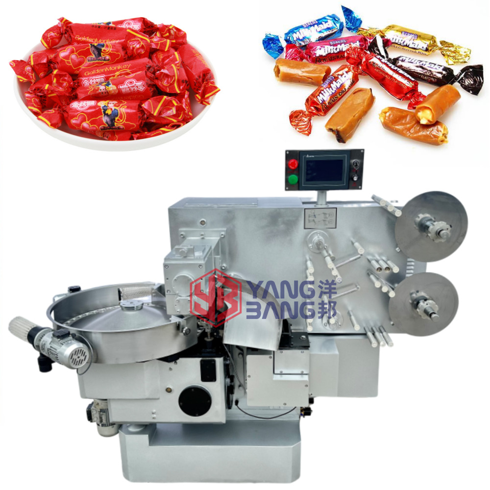 YB-600S Easy to Operate Automatic Candy Taffy Double Twist Candy Wrapping Machine
