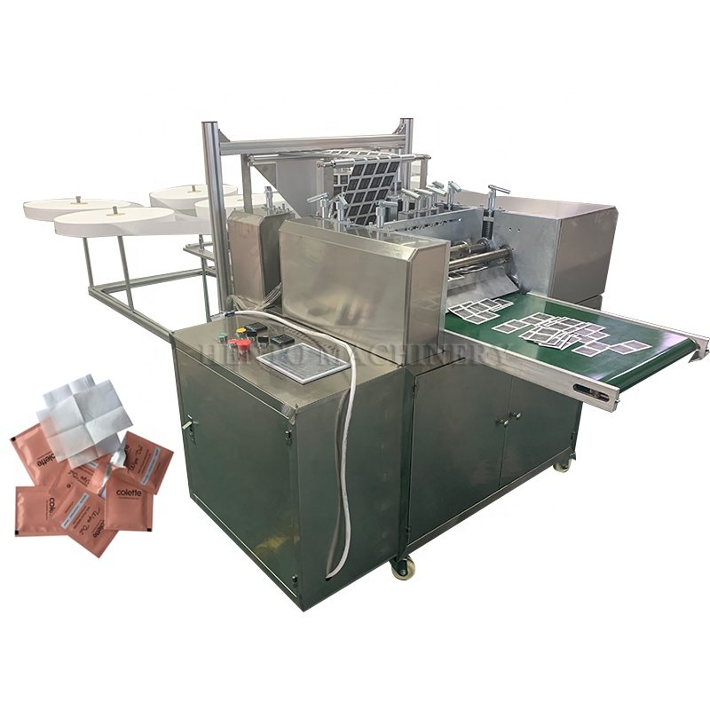 Factory Price Single Alcohol Swabs Pad Machine / Alcohol Swab Pad Making Machine / Alcohol Swab Pads Machine