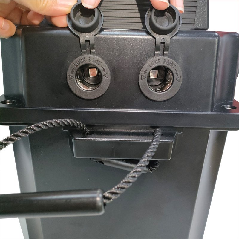 DC 24V Auto Batteries Voltmeter USB Charger Solar Plug Marine Trolling Motor Power Center Lithium 12V Battery Box