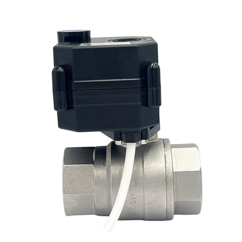 12V 24V Electric Motor Driven Ball Valve for Water Leakage Detection and Auto Shut off