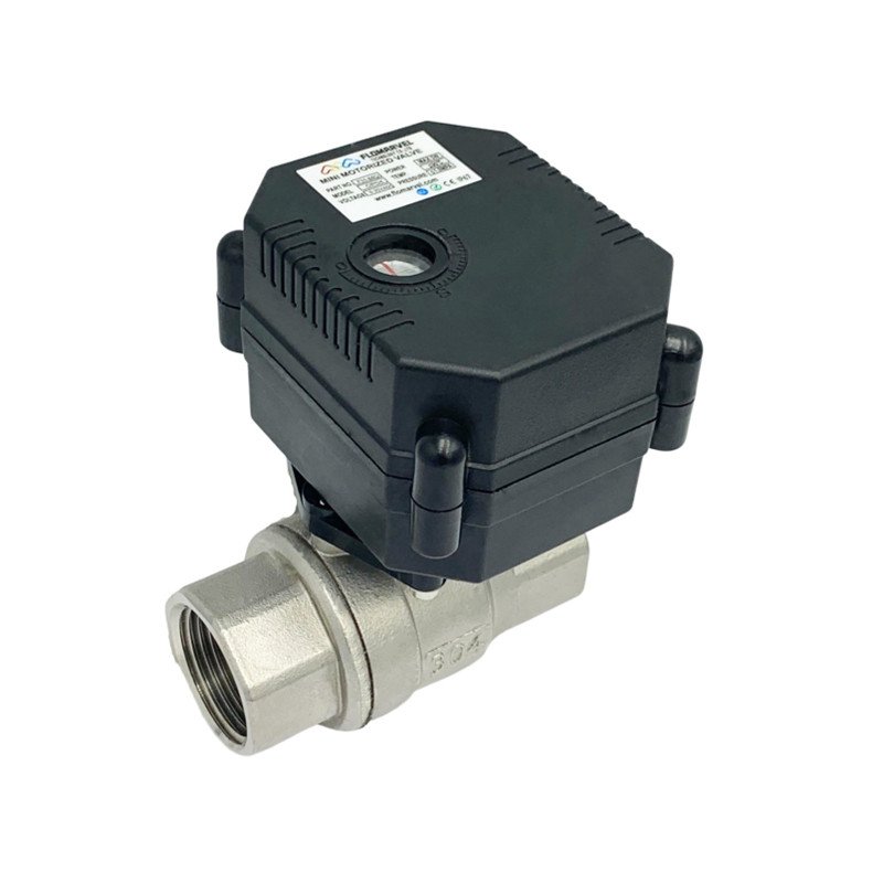 12V 24V Electric Motor Driven Ball Valve for Water Leakage Detection and Auto Shut off