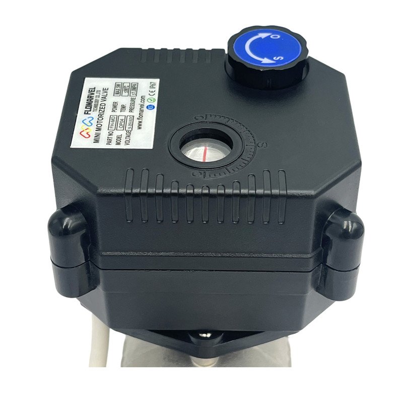 12V 24V Electric Motor Driven Ball Valve for Water Leakage Detection and Auto Shut off
