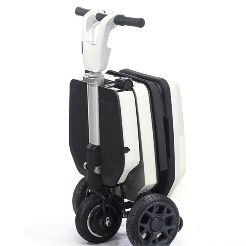 Factory Supply Fully Automatic Four-Wheeled Disabled Leisure Scooter Foldable Wheelchair Elderly Walker Rollator Product