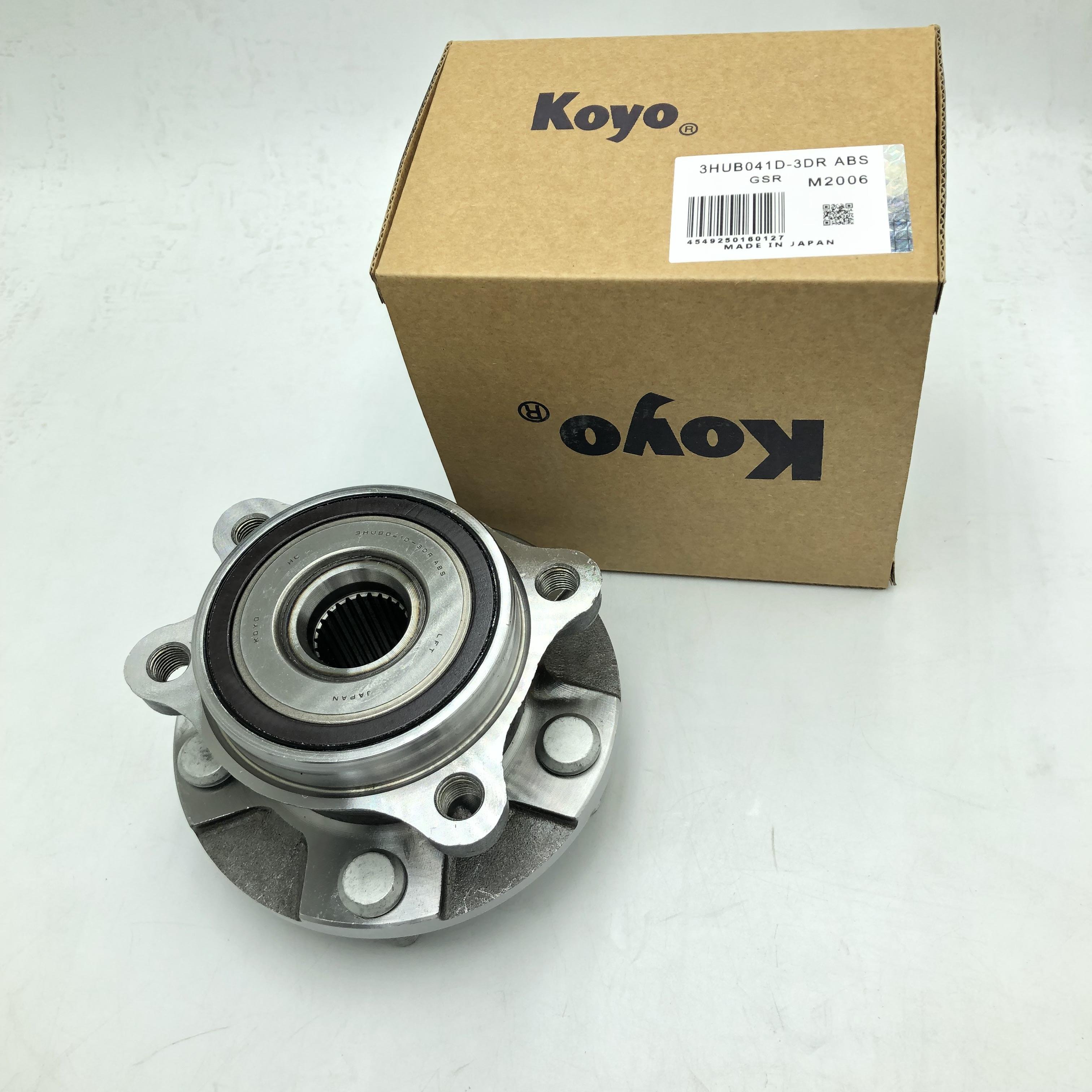 3HUB041D-3DR ABS Koyo Japan auto front WHEEL HUB BEARING Assembly 3HUB041D-3DR ABS